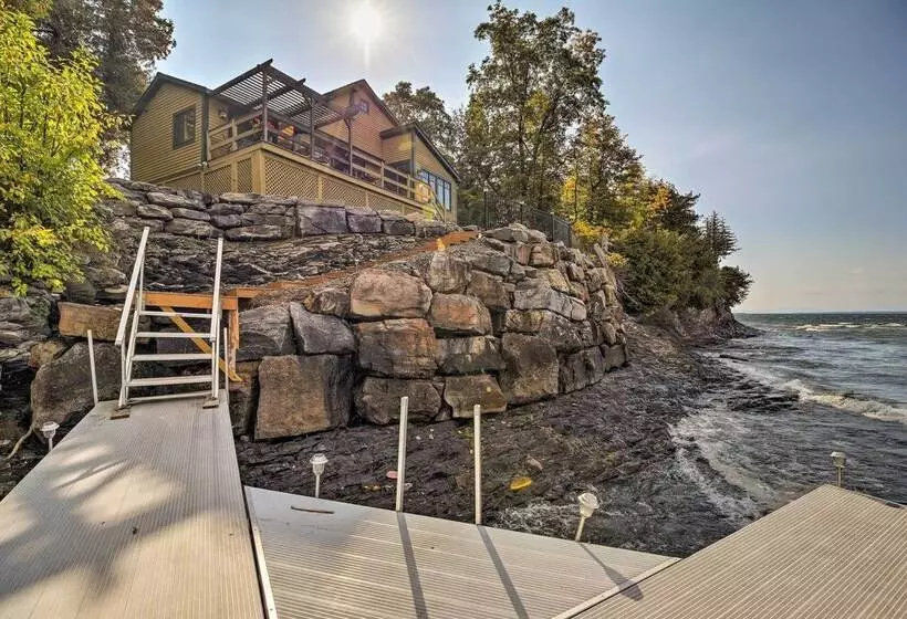 Lake Champlain Cottage W/ Private Deck & Fire Pit!