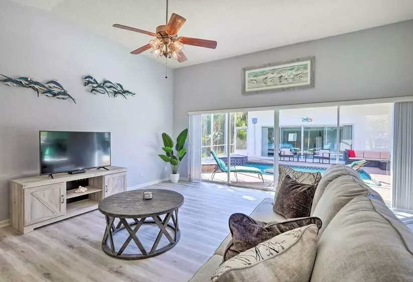 Merritt Island Home With Grill & Saltwater Pool