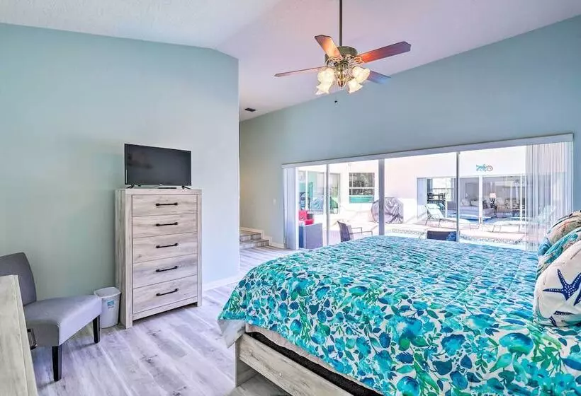 Merritt Island Home With Grill & Saltwater Pool