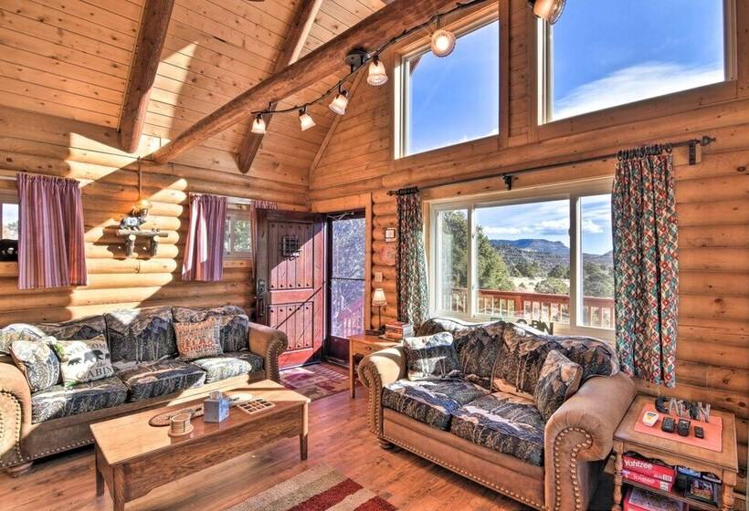 Remote Escape W/ Deck & Sweeping Mountain Views!