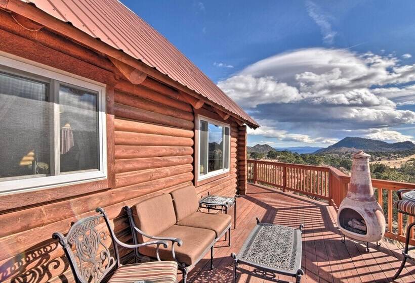 Remote Escape W/ Deck & Sweeping Mountain Views!