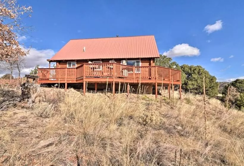 Remote Escape W/ Deck & Sweeping Mountain Views!