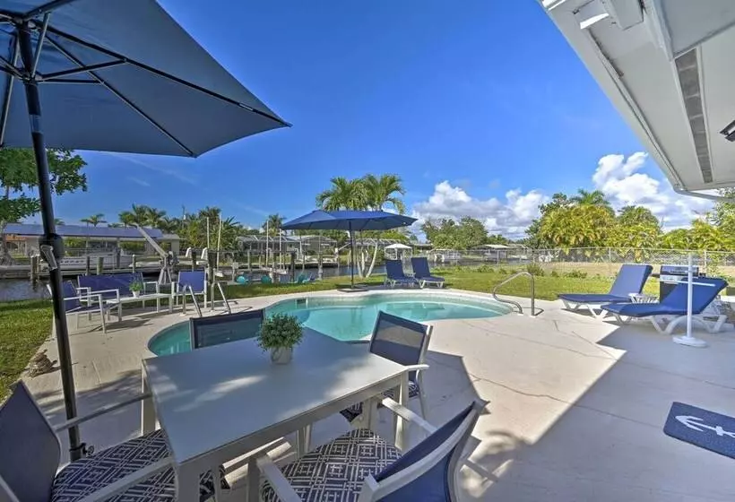 Pool, Dock, Game Room: Cape Coral Canal Home
