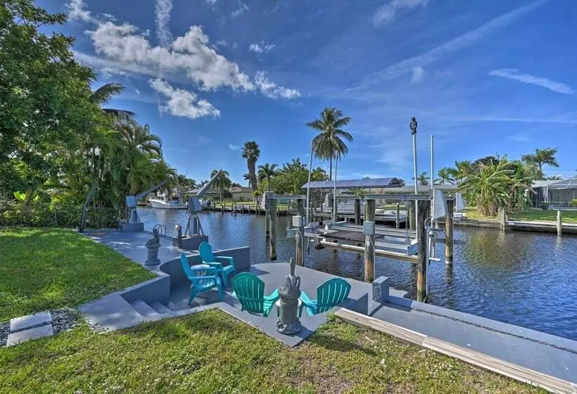 Pool, Dock, Game Room: Cape Coral Canal Home