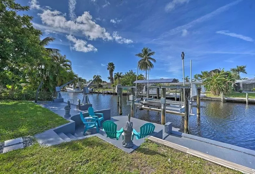 Pool, Dock, Game Room: Cape Coral Canal Home