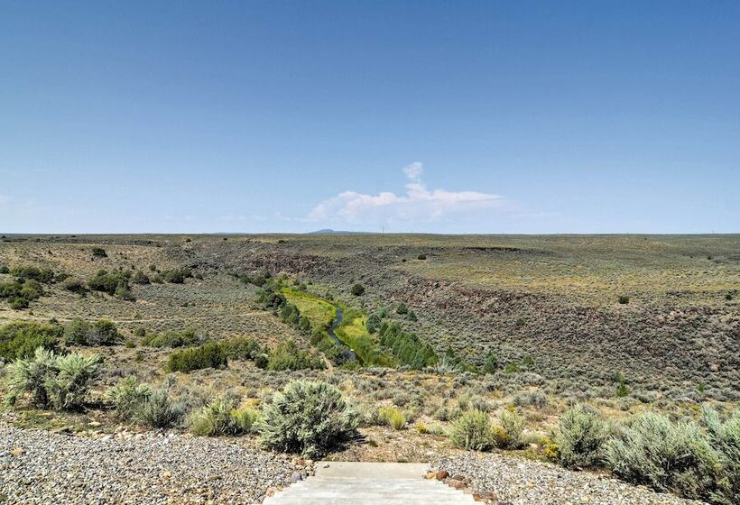 Traditional Taos Home: 26 Acres W/ Mountain Views