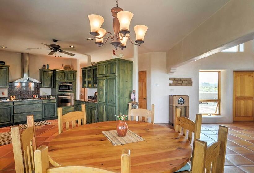 Traditional Taos Home: 26 Acres W/ Mountain Views