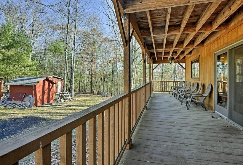 Benton Home On 50 Acres W/ Private Deck & Views!