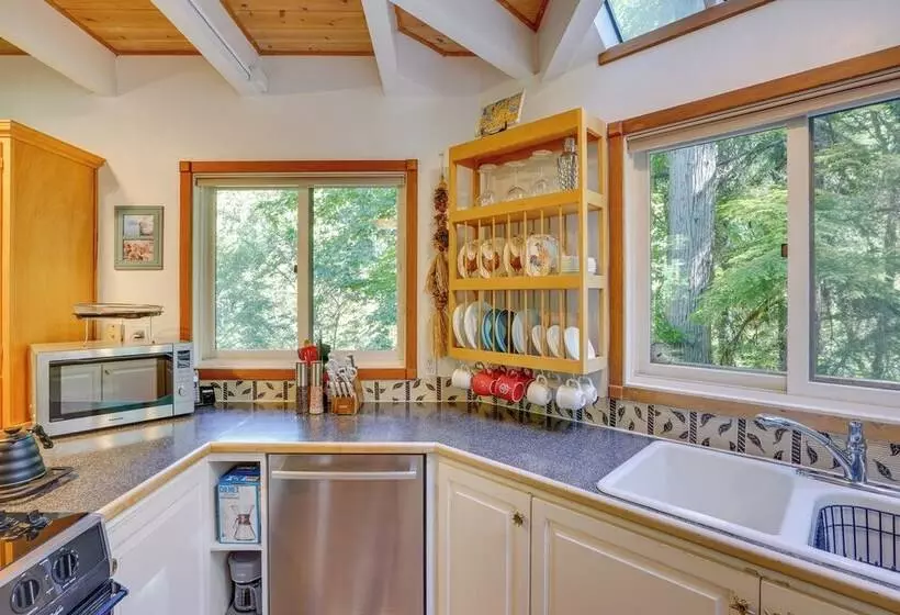 Enchanting Escape W/ Hot Tub, Decks & Views!