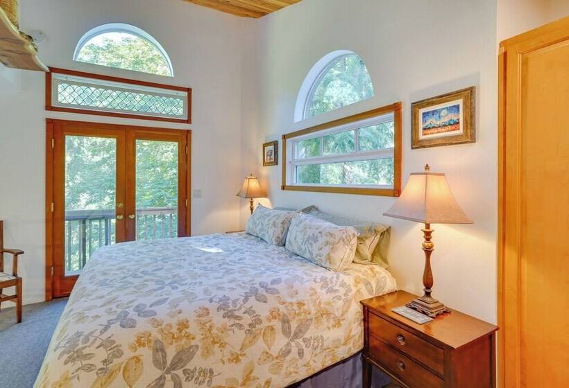 Enchanting Escape W/ Hot Tub, Decks & Views!