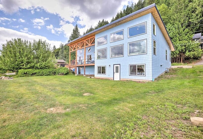 Lake Whatcom House W/ Boat Dock + Mountain View!