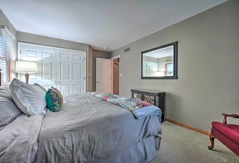 Lakeside Escape Steps To Lake Michigan Beach!