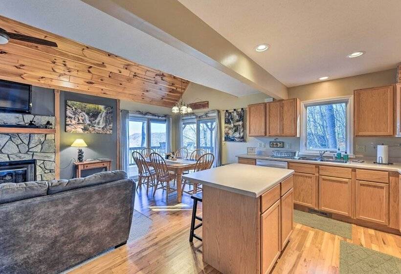 Maggie Valley Home W/ Mountain Views + Decks!