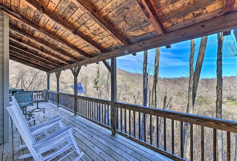 Maggie Valley Home W/ Mountain Views + Decks!