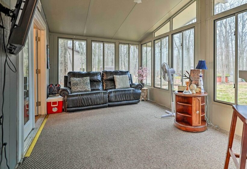 Walk To Locust Lake: Poconos Vacation Home!