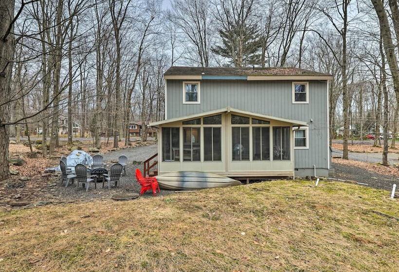 Walk To Locust Lake: Poconos Vacation Home!