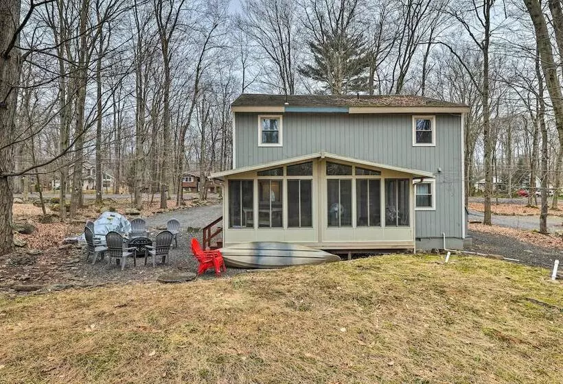 Walk To Locust Lake: Poconos Vacation Home!