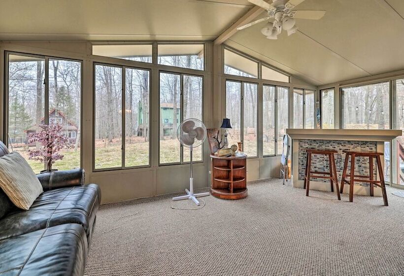 Walk To Locust Lake: Poconos Vacation Home!