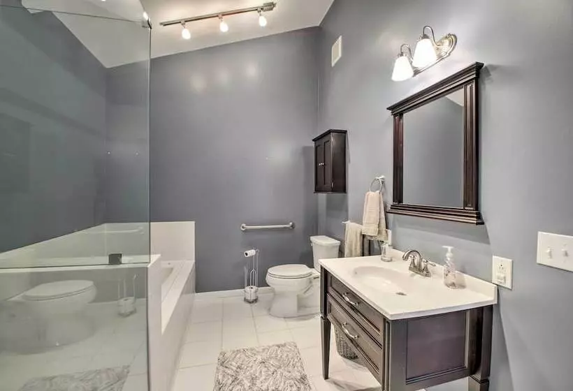 Benton Harbor Lake House W/ Dock & Fire Pit!