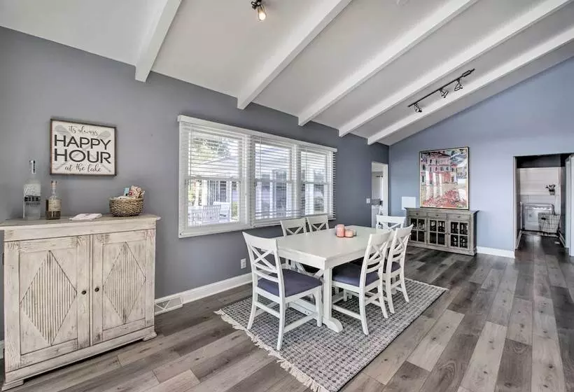 Benton Harbor Lake House W/ Dock & Fire Pit!