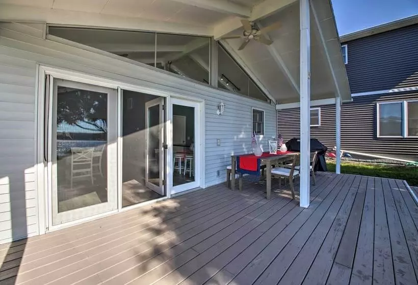 Benton Harbor Lake House W/ Dock & Fire Pit!