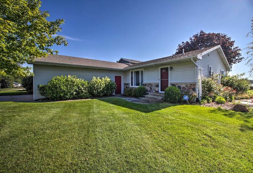 Benton Harbor Lake House W/ Dock & Fire Pit!
