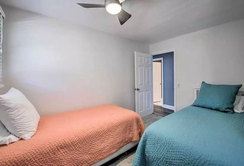 Benton Harbor Lake House W/ Dock & Fire Pit!