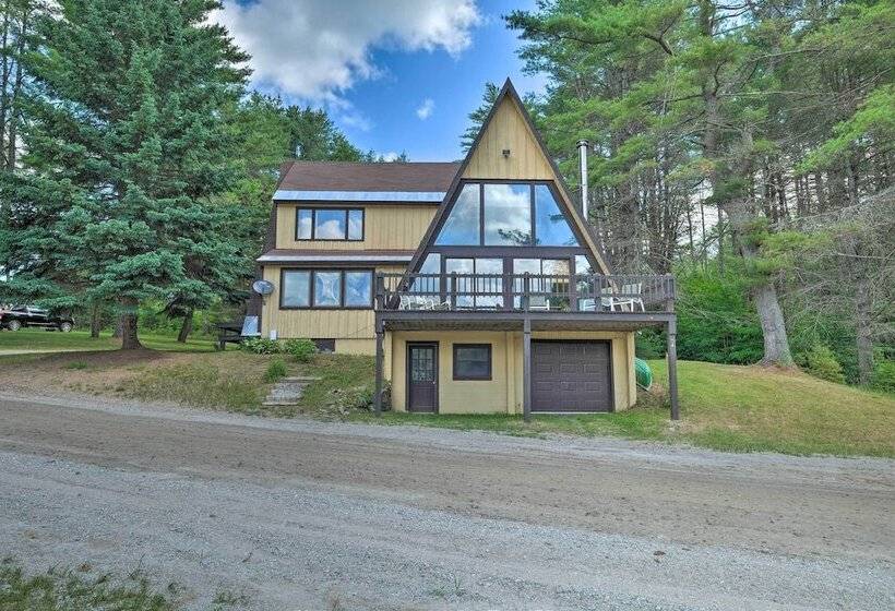 Lakefront Bolton Alderbrook Chalet W/ Fire Pit!