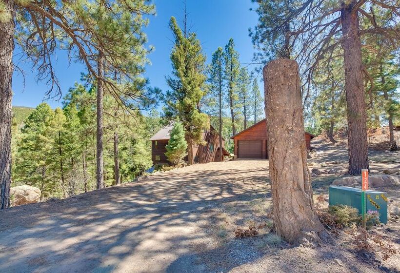 Roomy Angel Fire Home W/ Hot Tub, Sunroom & Views!