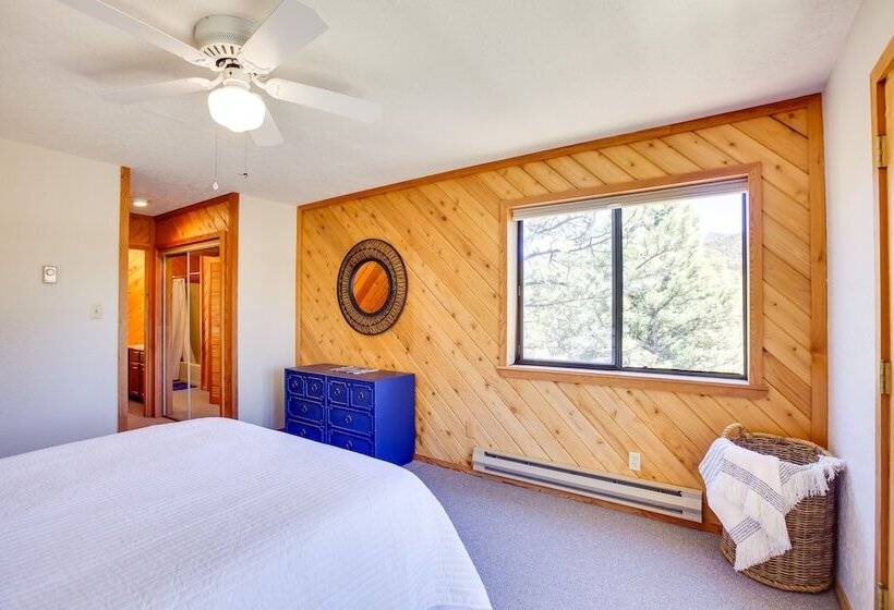 Roomy Angel Fire Home W/ Hot Tub, Sunroom & Views!