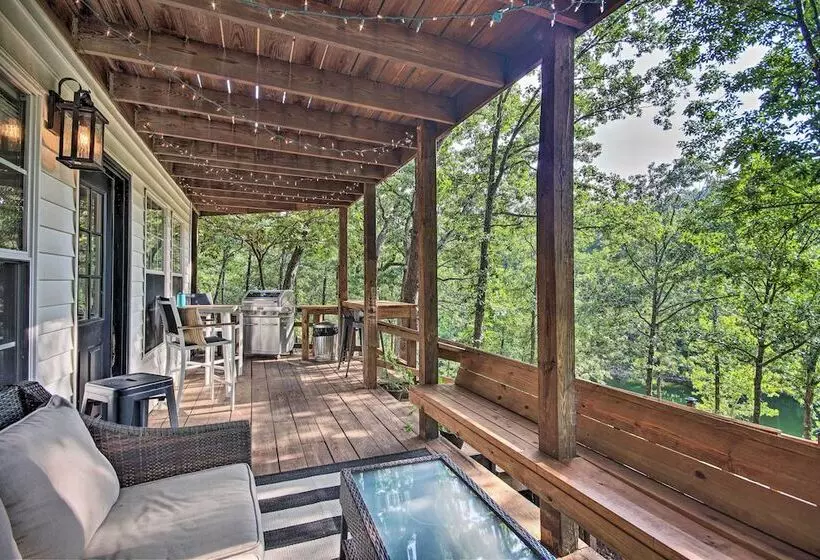 Private Fishing Dock: Grand Lake Home