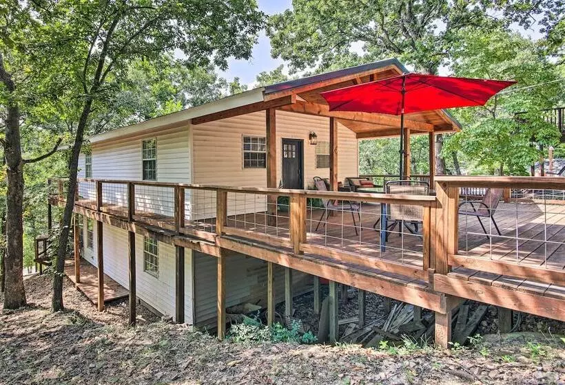 Private Fishing Dock: Grand Lake Home