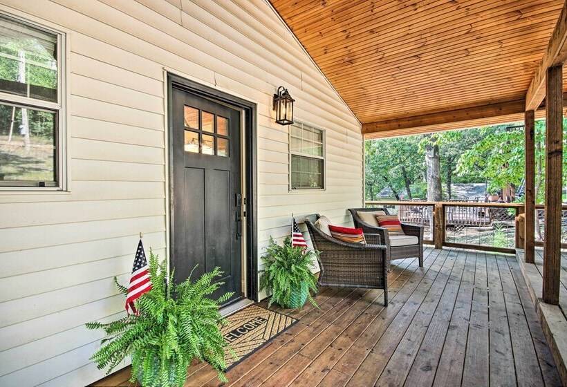 Private Fishing Dock: Grand Lake Home