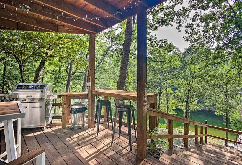 Private Fishing Dock: Grand Lake Home