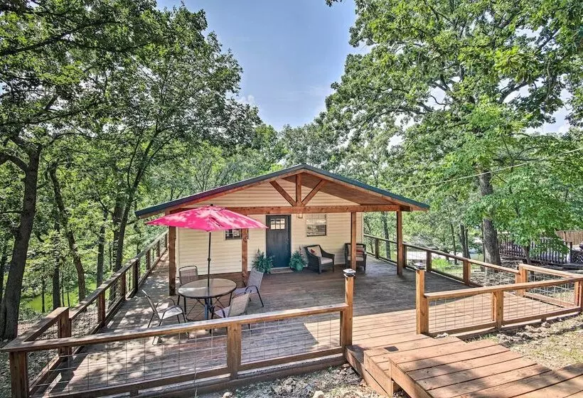 Private Fishing Dock: Grand Lake Home