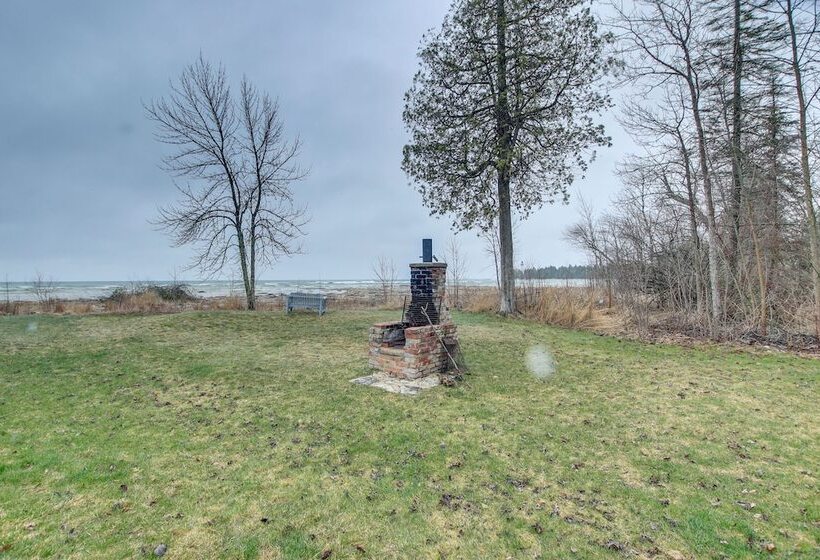 Serene Lakefront Baileys Harbor Home W/ Deck!