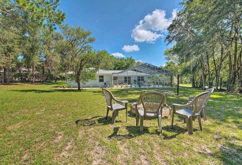 Welcoming Citrus Springs Home W/ Heated Pool