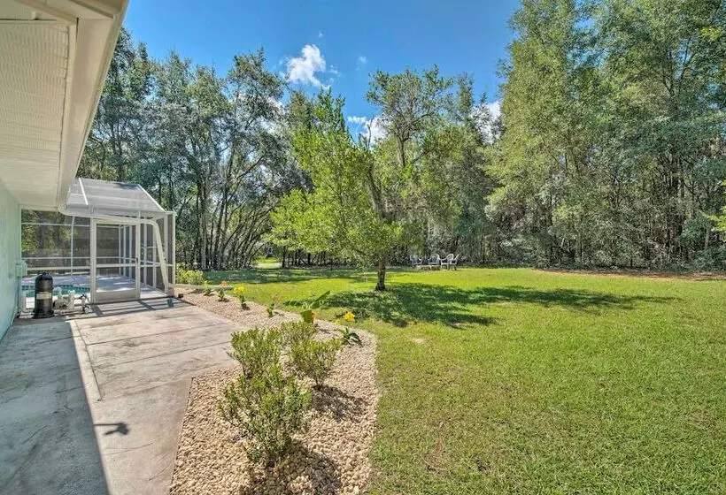 Welcoming Citrus Springs Home W/ Heated Pool