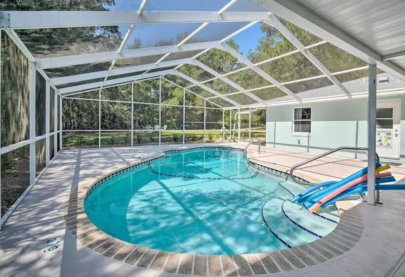 Welcoming Citrus Springs Home W/ Heated Pool