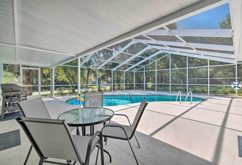 Welcoming Citrus Springs Home W/ Heated Pool