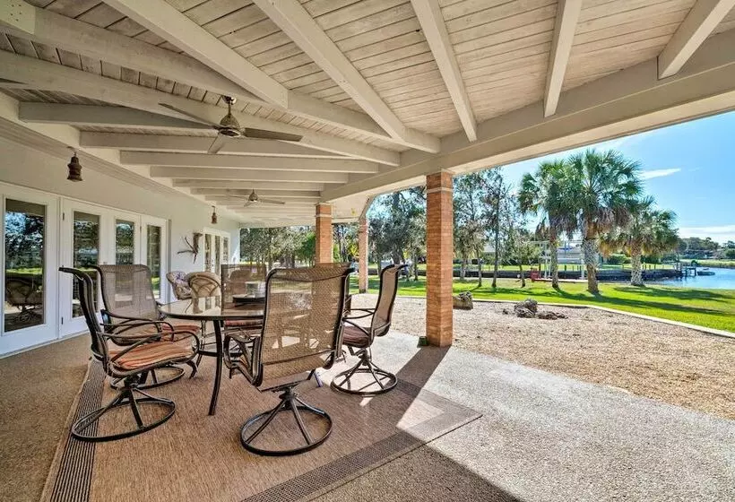 Bayfront Florida Retreat W/ Boat Lift & Fire Pit!
