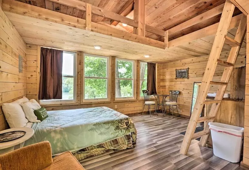 Lakefront Rocky Mount Main House W/ 3 Cabins!