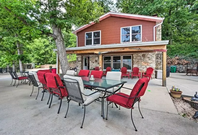 Lakefront Rocky Mount Main House W/ 3 Cabins!