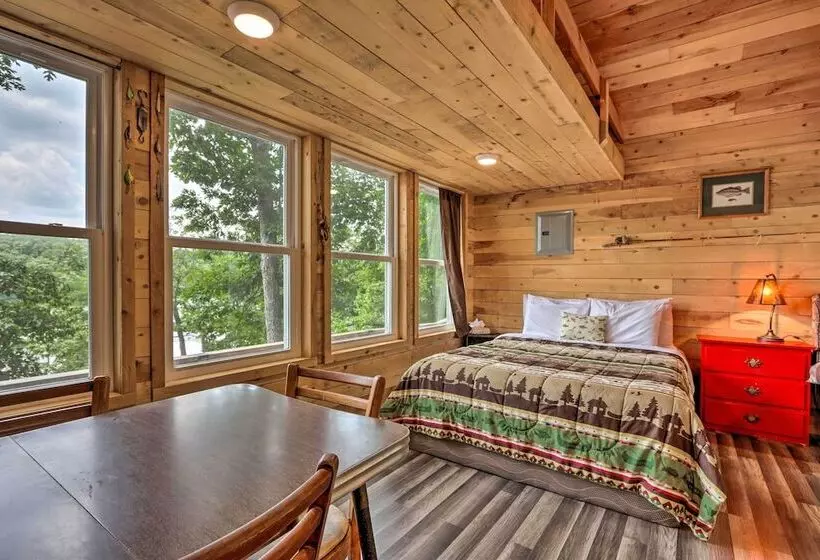 Lakefront Rocky Mount Main House W/ 3 Cabins!