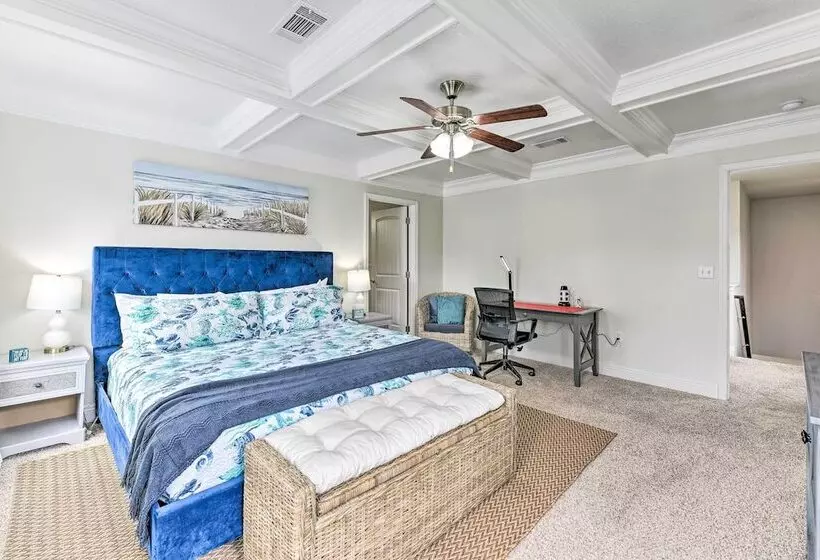 Half Mi To Inlet Beach: Home W/ Grill & Fire Pit