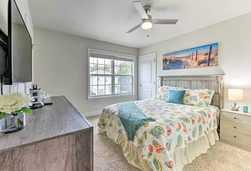 Half Mi To Inlet Beach: Home W/ Grill & Fire Pit