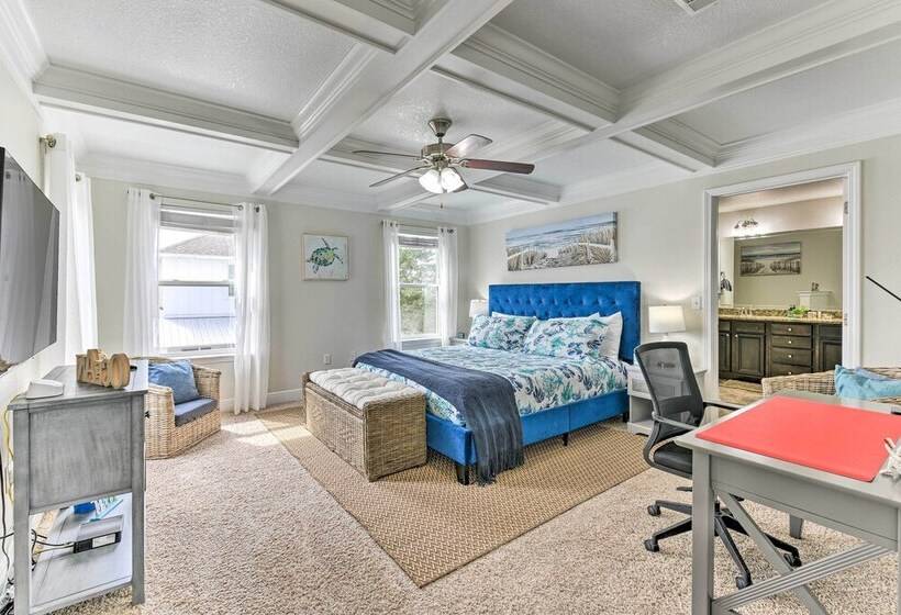 Half Mi To Inlet Beach: Home W/ Grill & Fire Pit