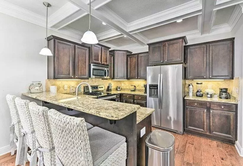 Half Mi To Inlet Beach: Home W/ Grill & Fire Pit