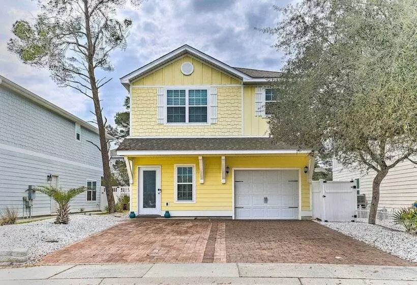 Half Mi To Inlet Beach: Home W/ Grill & Fire Pit