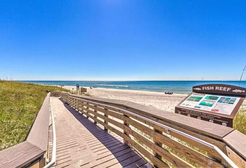 Half Mi To Inlet Beach: Home W/ Grill & Fire Pit